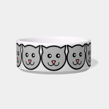 Sassy Cat Ceramic Pet Bowl