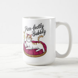 Sassy Cat Cocktail Sticker Kaffemugg