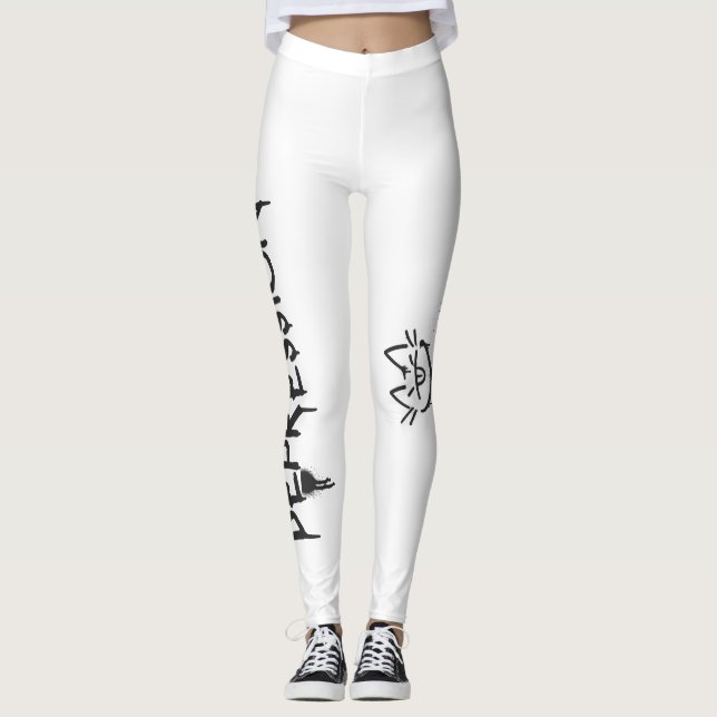 Sassy Cat_Depression Spraycolor Leggings (Framsida)