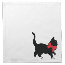 Sassy Cat Helgdag Cocktail Napkin