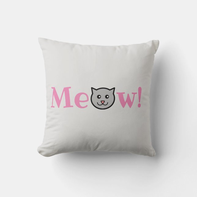 Sassy Cat Pillow Kudde (Framsida)