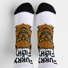 Sassy Cat Socks för "Hårig och film"