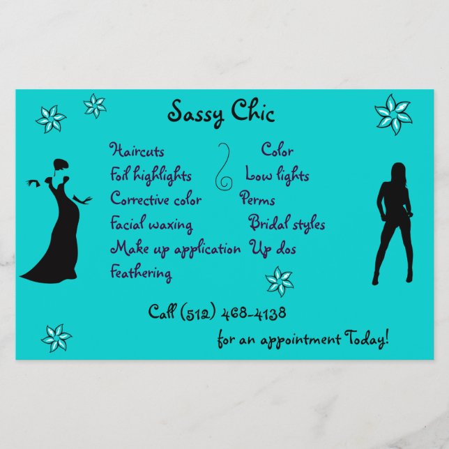 Sassy Chic Flyers (Framsidan)