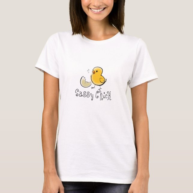 Sassy chick tee shirt (Framsida)