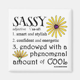 Sassy-definierad Magnet