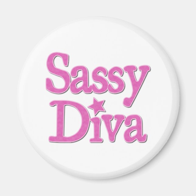 Sassy Diva Magnet (Framsidan)