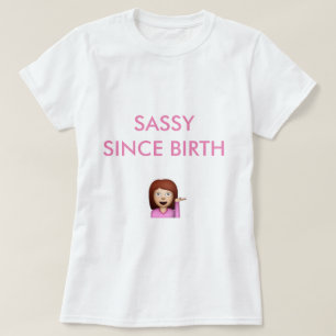 sassy efter den gulliga tshirten för t-shirt