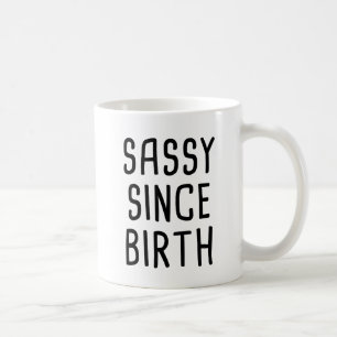 Sassy efter födelse kaffemugg