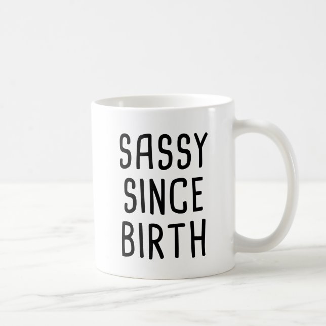 Sassy efter födelse kaffemugg (Höger)