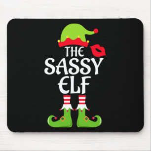 Sassy Elf Matching Family Group jul Party Xm Musmatta