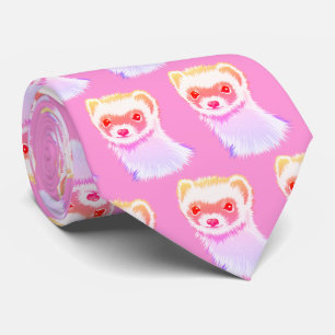 Sassy Ferret i Rainbow Färg Slips