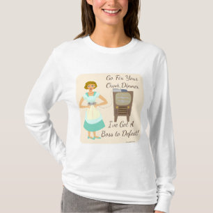 Sassy Fifties Gamer Funny Kitsch Fifties Housefru Tee