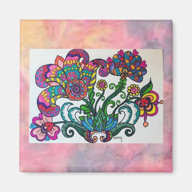 Sassy Flower Magnet (Framsidan)