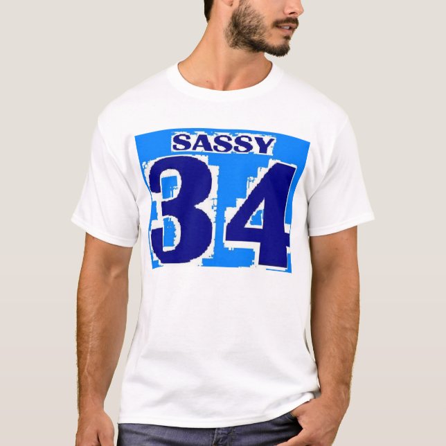 sassy fotboll t tröja (Framsida)