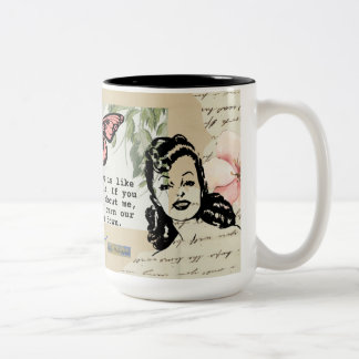 Sassy funny lover mug Två-Tonad mugg