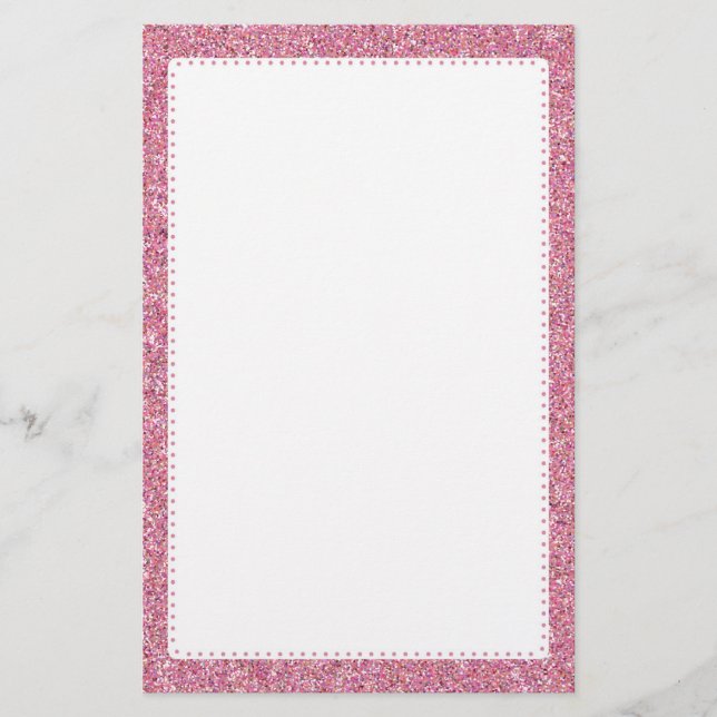 Sassy Glitter Brevpapper (Framsida)