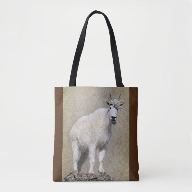 Sassy Goat Tote Bag Tygkasse (Framsida)