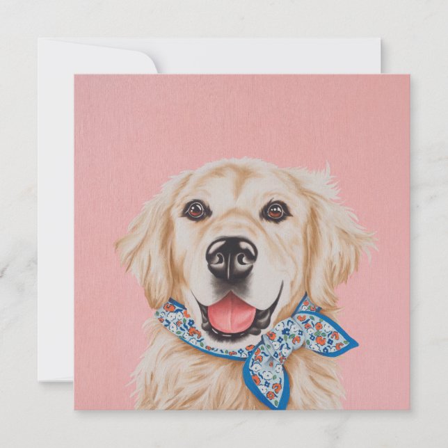 Sassy Golden Julkort (Framsida)