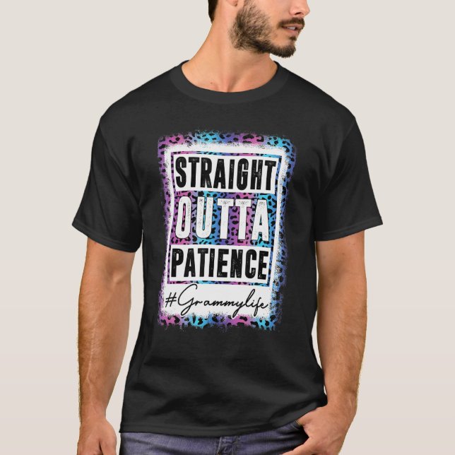 Sassy Grammy Tee Rak Outta Patience Leopard G (Framsida)