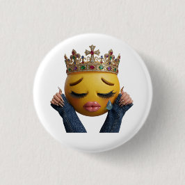 Sassy Gråtande Emoji Partyballong - Dramatisk Föde Knapp