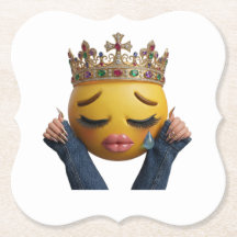 Sassy Gråtande Emoji Partyballong - Dramatisk Föde