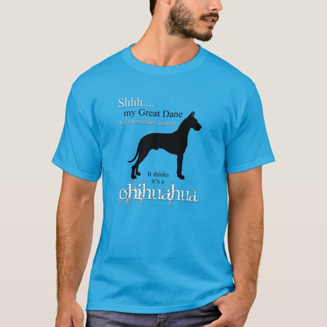 Sassy Great dane Owner Breeder T Shirt (Framsida)