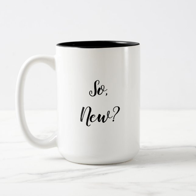 Sassy Greeting Två-Tonad Mugg (Vänster)