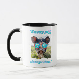 Sassy Gris Classic Vibes - Gris-citat Mugg