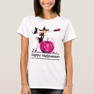 Sassy Halloween Witch Womans T-Shirt