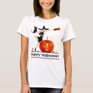 Sassy Halloween Witch Womans's T Shirt