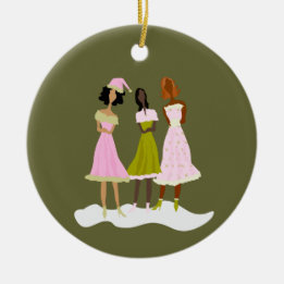 Sassy Helgdag Julgransprydnad Keramik