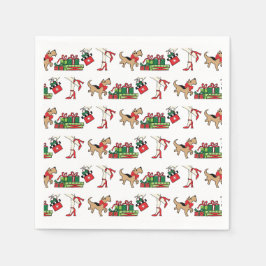 Sassy Hund Papper Napkins, Standard Cocktail Pappersservett