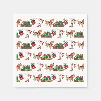 Sassy Hund Papper Napkins, Standard Cocktail Pappersservett