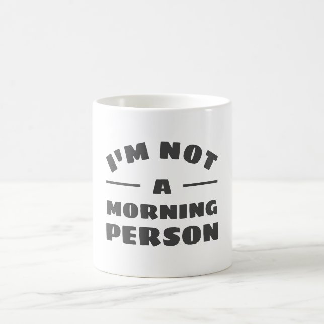 Sassy inte en morgonmänniska Mugg (Center)