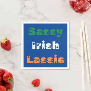 Sassy Irish Lassie Pappersservett