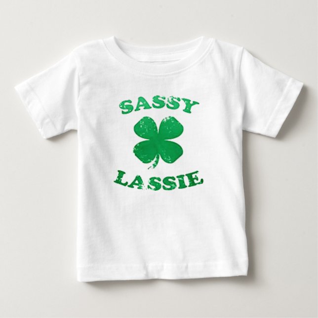 Sassy jäntaSts Patrick dag Tee Shirt (Framsida)