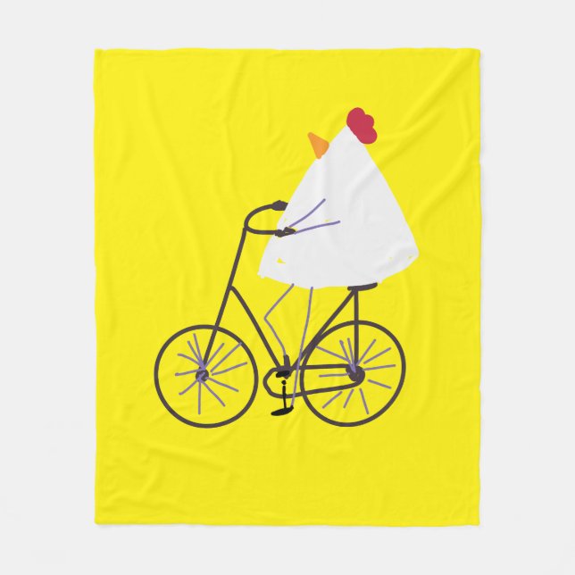 Sassy-kyckling Fleecefilt (Framsidan)