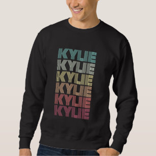 Sassy KYLIE Personlig Girl First Namn Nametag M Lång Ärmad Tröja