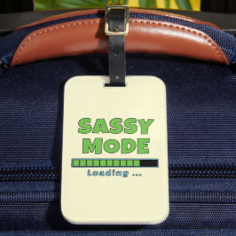 Sassy läge laddar … bagagebricka