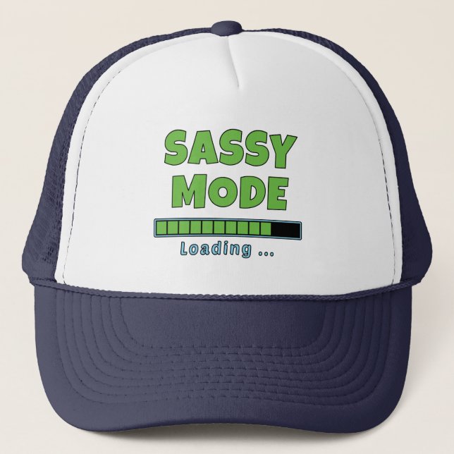 Sassy läge laddar… keps (Framsida)