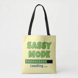 Sassy läge laddar… tygkasse
