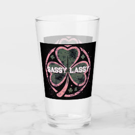 Sassy Lassy Grunge Rosa Klöver T-Shirt Glaskopp