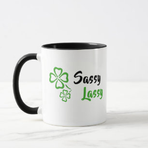 Sassy Lassy med Shamrock Mugg
