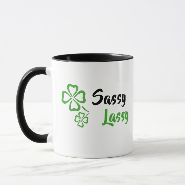 Sassy Lassy med Shamrock Mugg (Vänster)