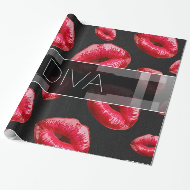 Sassy lite Diva Presentpapper (Utrullad)