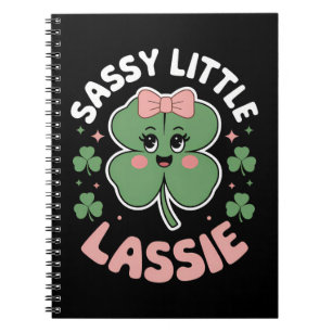 Sassy Little Lassie Roligt St Patrick's Day Anteckningsbok
