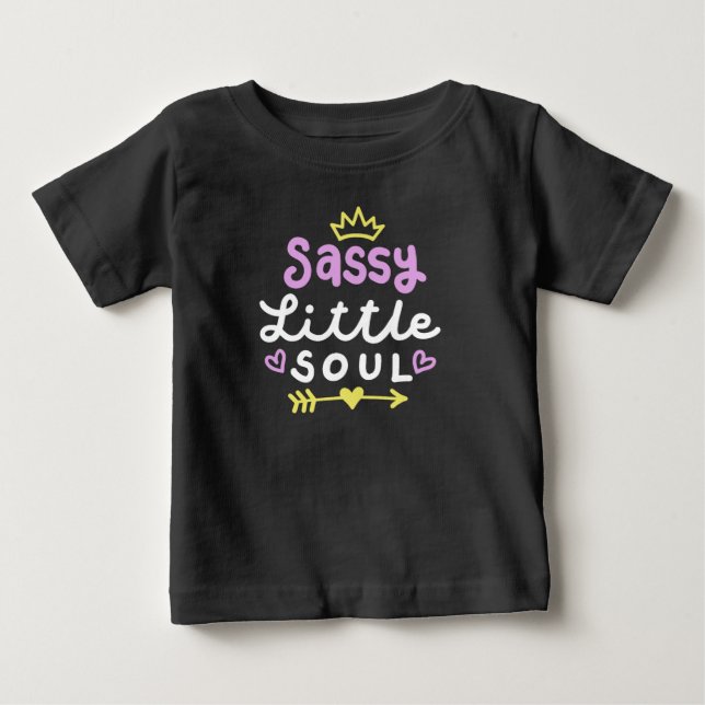 Sassy Little Soul T Shirt (Framsida)