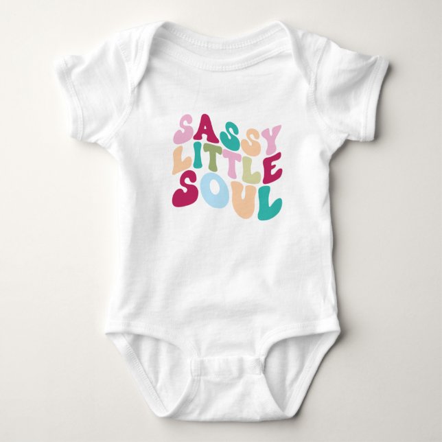 Sassy Little Soul T Shirt (Framsida)