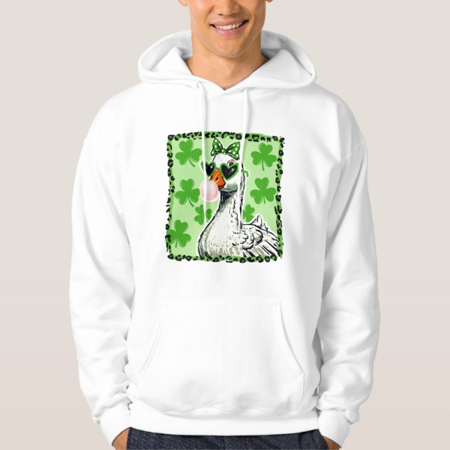 Sassy Lucky Goose Hoodie (Framsida)