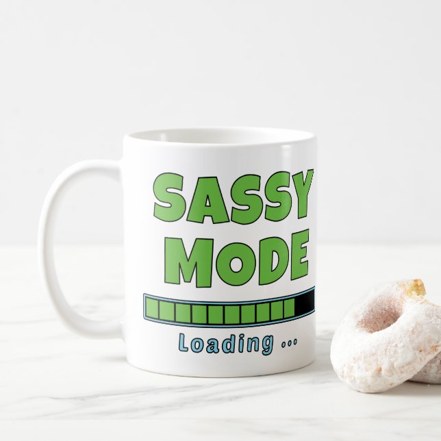 Sassy Mode Loading … Kaffemugg (Med munk)